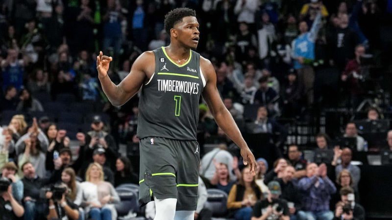 NBA DFS：1月23日的平博、FanDuel每日幻想篮球精选包括安东尼-爱德华兹