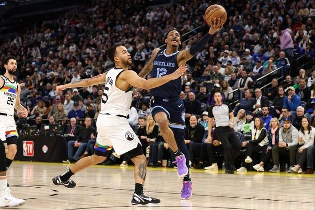 明尼苏达森林狼队对阵孟菲斯灰熊队 2/10/23 - NBA推荐和预测