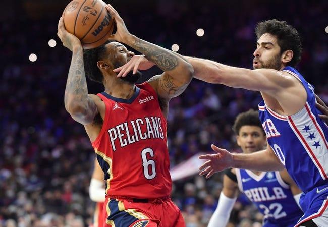 费城76人队对阵新奥尔良鹈鹕队 12/30/22 - NBA推荐和预测