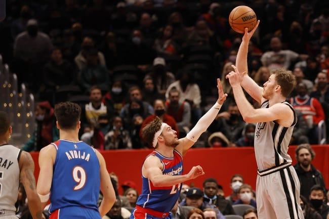 华盛顿奇才队对阵圣安东尼奥马刺队 1/30/23 - NBA推荐和预测