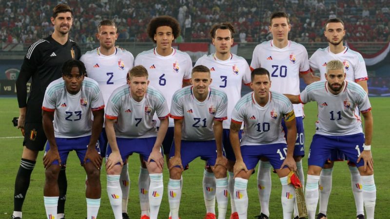 消息人士透露,国际足联告诉比利时删除 “爱 “字衬衫