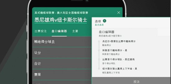 bet365中国盘口投注特色介绍-橄榄球联赛盘口编辑器