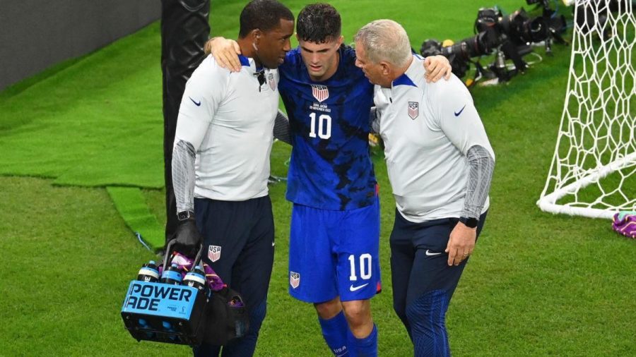 美国对伊朗,克里斯蒂安-普利西奇受伤后被迫去医院检查，世界杯的进球让美国国家队活了下来