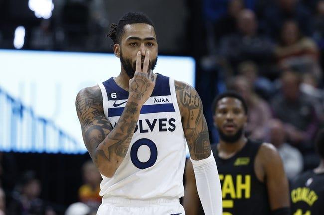 犹他爵士队对阵明尼苏达森林狼队 1/16/23 - NBA推荐和预测