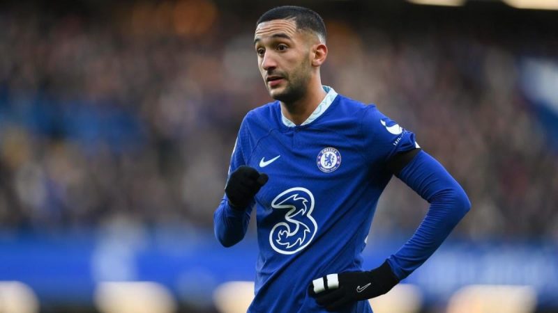 PSG转会截止日,哈基姆-齐耶赫从切尔西租借到巴黎圣日耳曼因繁文缛节而受挫