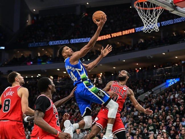 密尔沃基雄鹿队对阵芝加哥公牛队 12/28/22 - NBA推荐和预测