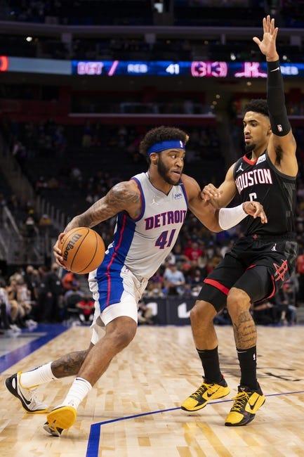 休斯顿火箭队对阵底特律活塞队 1/28/23--NBA竞猜与预测