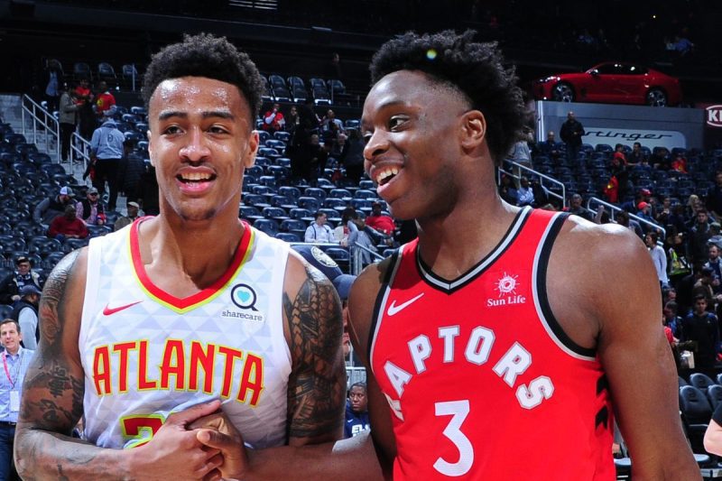 多伦多猛龙队对亚特兰大老鹰队的预测,两队的情况基本相同