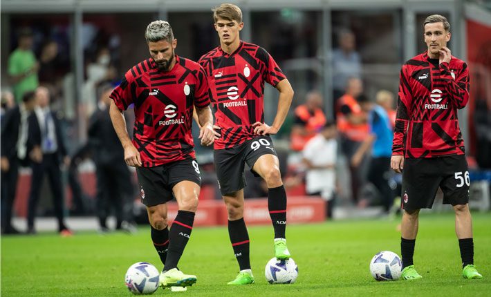 AC米兰和萨尔茨堡红牛在欧冠第6比赛日的一场重要比赛中对决