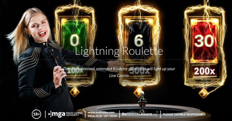 Evolution公司的Lightning Roulette U.S.是美国博彩奖的年度游戏产品
