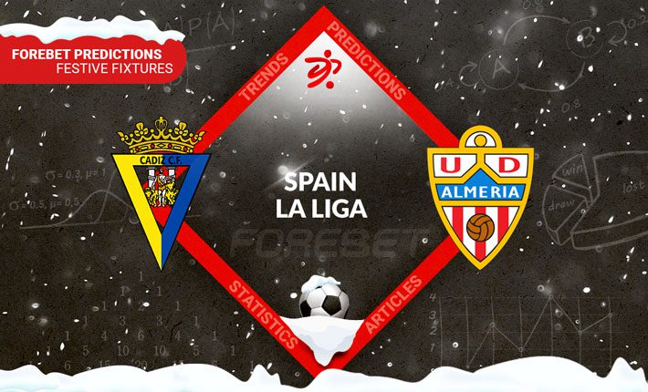 加的斯将对阿尔梅里亚取得潜在的重要胜利