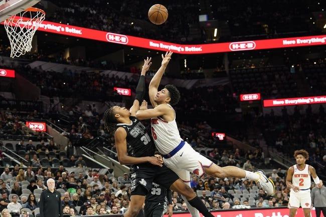 圣安东尼奥马刺队对阵纽约尼克斯队 1/4/23 - NBA推荐和预测