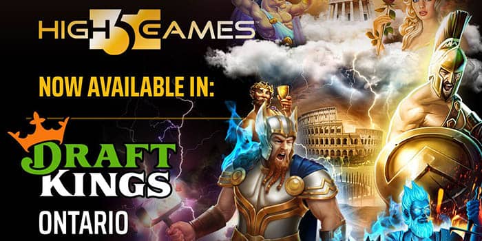 High 5 Games为DraftKings安大略省提供游戏