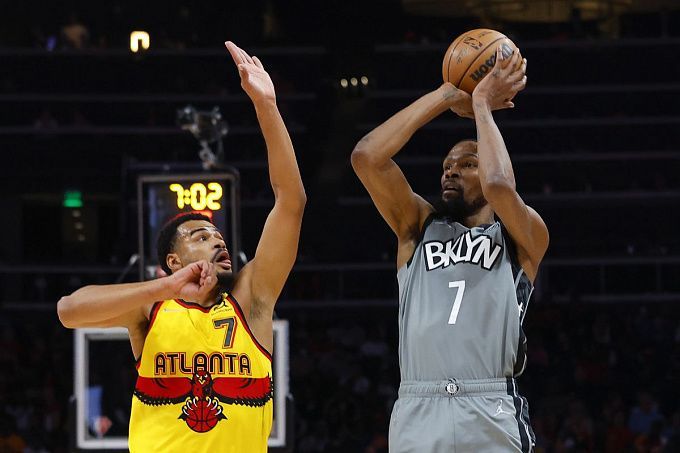 布鲁克林网队对亚特兰大老鹰队的预测,篮网队继续追赶领先者