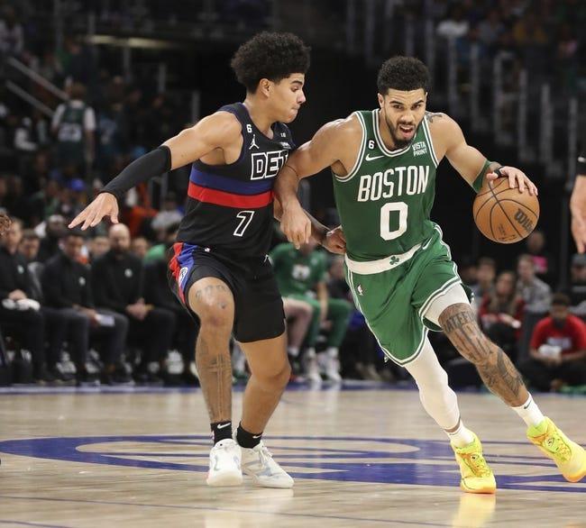 波士顿凯尔特人队对阵底特律活塞队 2/6/23--NBA竞猜与预测