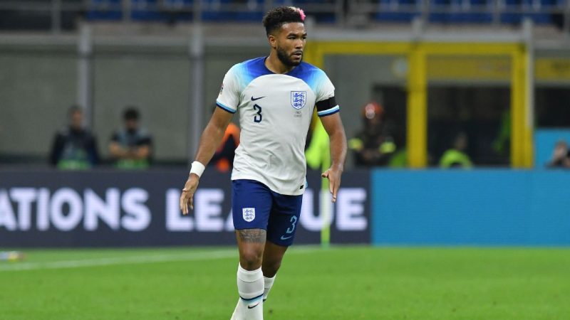 消息人士透露,李斯-詹姆斯不在英格兰世界杯阵容中