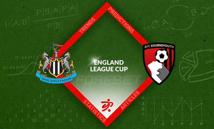 纽卡斯尔联队和AFC伯恩茅斯在联赛杯第四轮中相遇