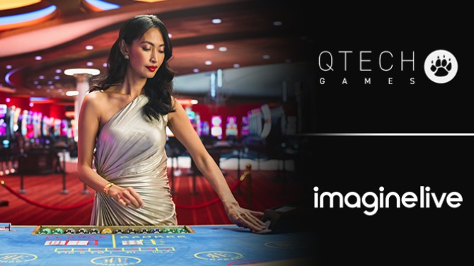 QTech Games与Imagine Live达成合作 | 推出真人荷官游戏目录