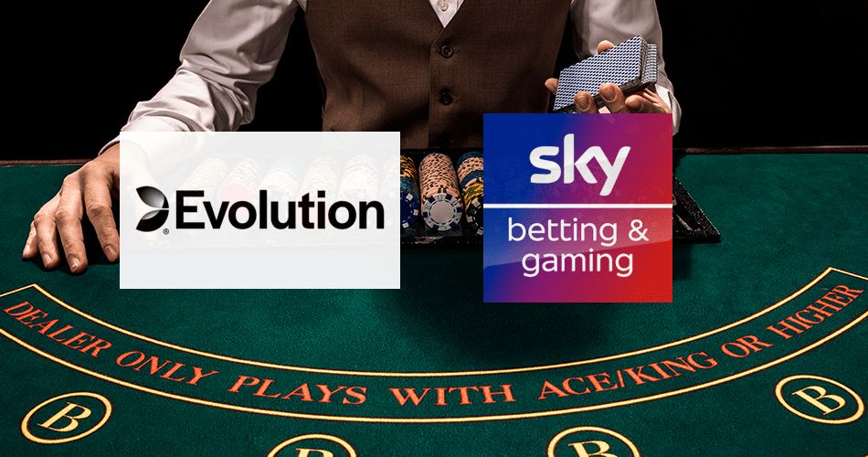 Evolution与Flutter的Sky Betting Gaming签订现场赌场协议