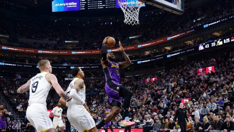 湖人队获胜，但勒布朗说加时赛 