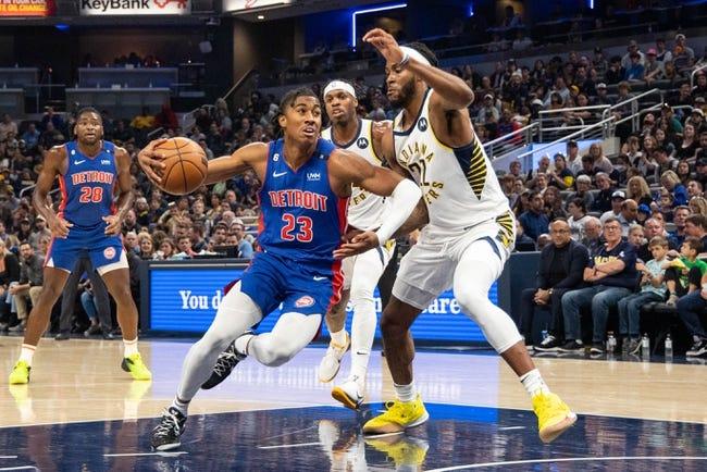 底特律活塞队对阵印第安纳步行者队 4/7/23--NBA预测&预报