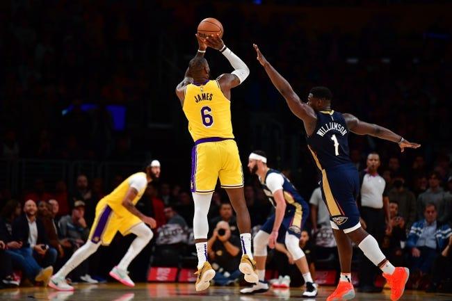 洛杉矶湖人队对阵新奥尔良鹈鹕队 2/4/23 - NBA推荐和预测