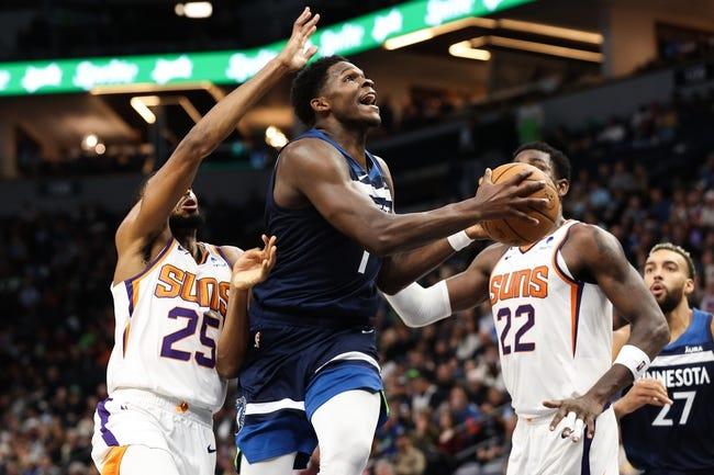 凤凰城太阳队对明尼苏达森林狼队 1/13/23 - NBA推荐和预测