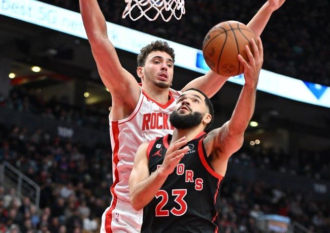 多伦多猛龙队对阵休斯顿火箭队 2/3/23 - NBA推荐和预测