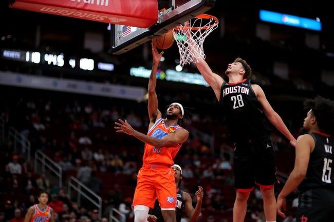 俄克拉荷马城雷霆队对阵休斯顿火箭队 2/1/23 - NBA竞猜和预测