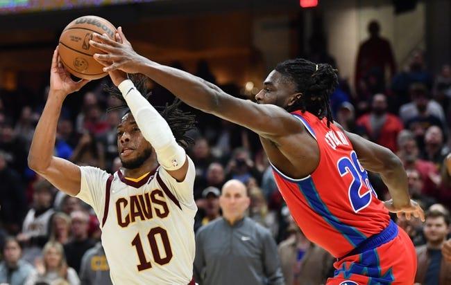 底特律活塞队对阵克利夫兰骑士队 2/8/23--NBA预测&预报