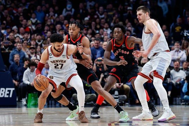 丹佛掘金队对阵多伦多猛龙队 3/14/23--NBA竞猜与预测