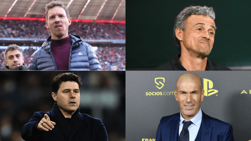 切尔西主教练人选： 朱利安-纳格尔斯曼、毛里西奥-波切蒂诺、齐达内领衔蓝军名单