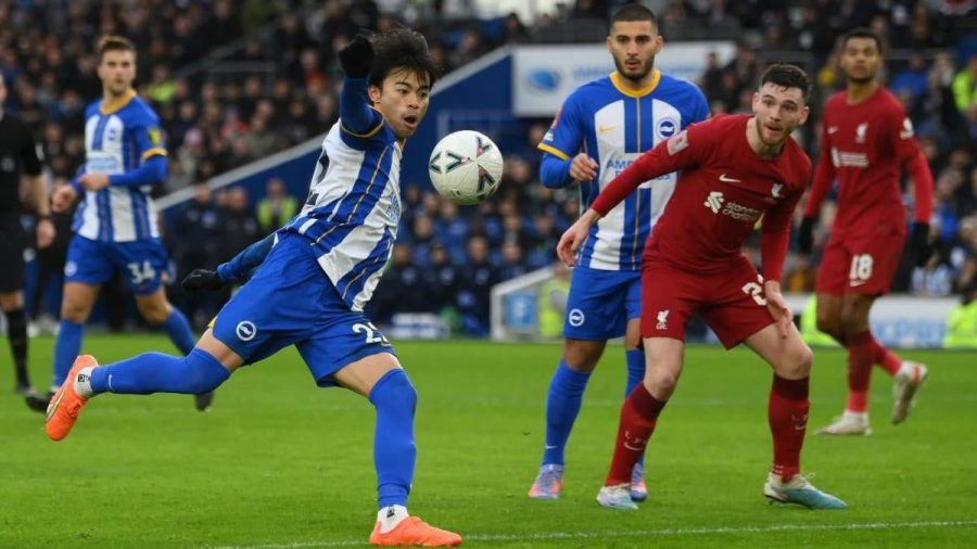 在莫伊塞斯-凯塞多的转会闹剧中，布莱顿的重建工作在战胜利物浦的过程中没有显示出挣扎的迹象