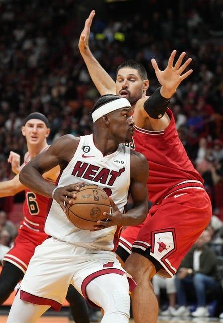 芝加哥公牛队对阵迈阿密热火队 4/14/23 - NBA推荐和预测