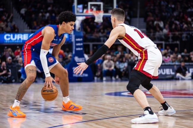 迈阿密热队对底特律活塞队 4/4/23--NBA竞猜与预测