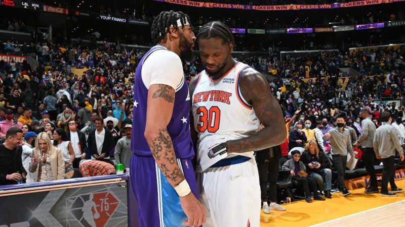 尼克斯对湖人的赔率、选择、预测|NBA投注分析（3月12日）