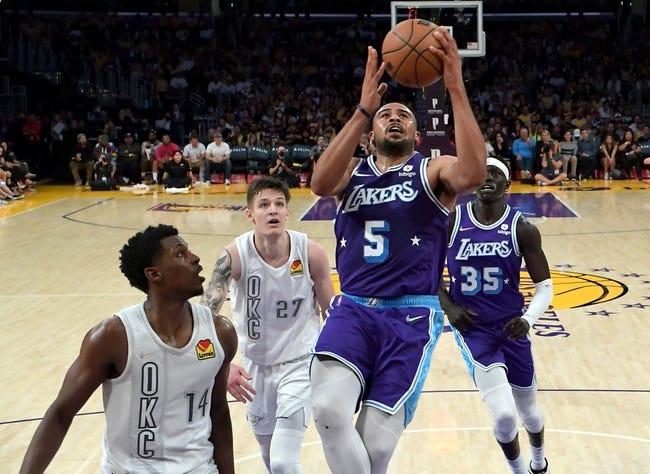 俄克拉荷马城雷霆队对阵洛杉矶湖人队 2/7/23 - NBA推荐和预测