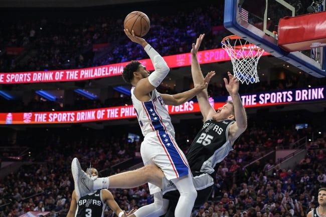 费城76人队对阵圣安东尼奥马刺队 2/3/23--NBA预测&预报