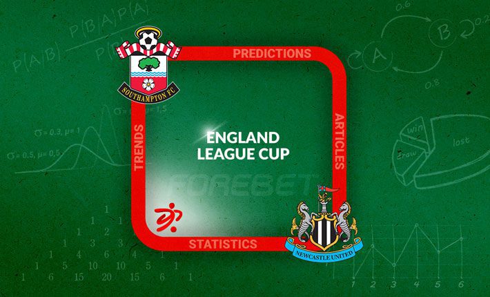 纽卡斯尔将在卡拉宝杯半决赛首回合击败南安普顿