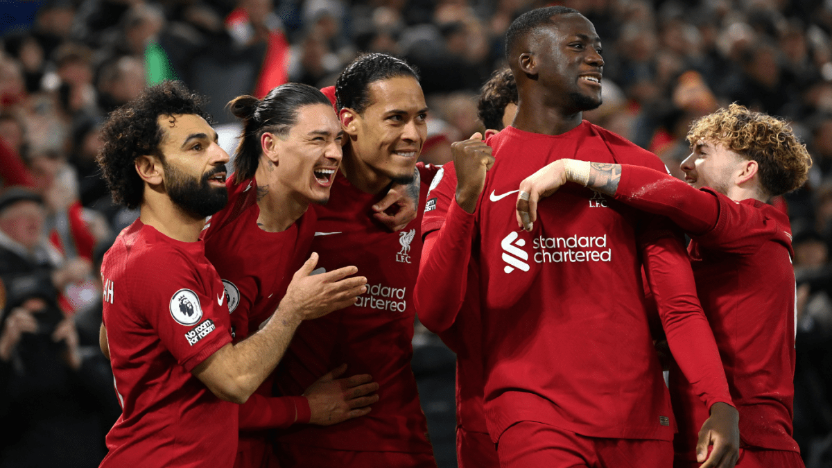 利物浦vs曼联的首发名单，阵容,加克波、努涅斯、萨拉赫首发,约塔坐在替补席上