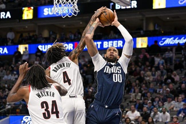 达拉斯小牛队对波特兰开拓者队 1/15/23--NBA竞猜 & 预测