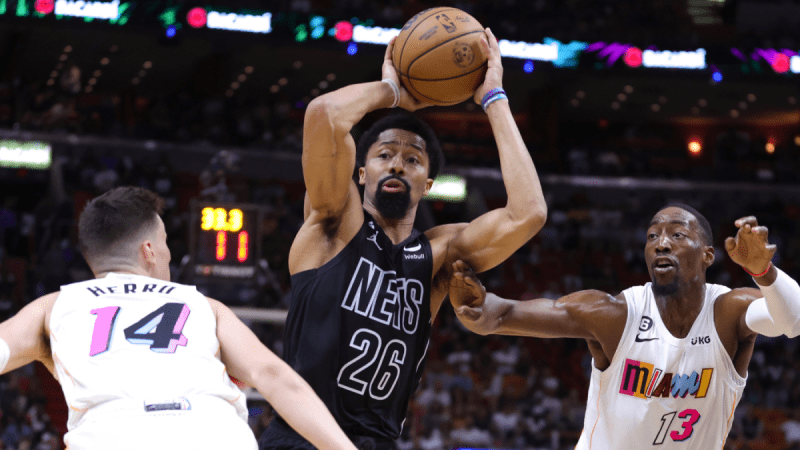 NBA的排名，东部地区的季后赛情况： 篮网队超越热火队,骑士队逼近前六号种子