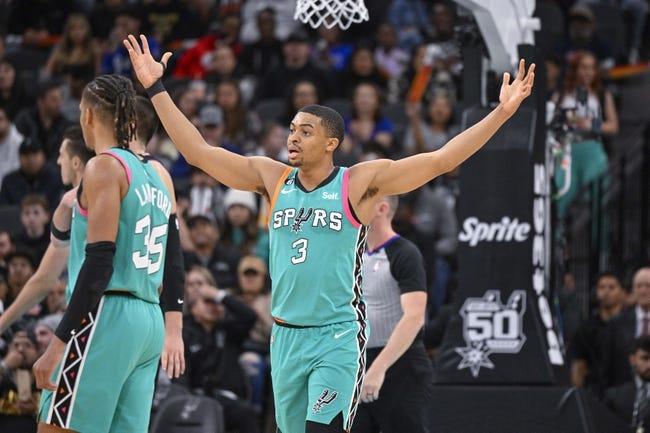 圣安东尼奥马刺队对阵洛杉矶快船队 1/26/23 - NBA推荐和预测