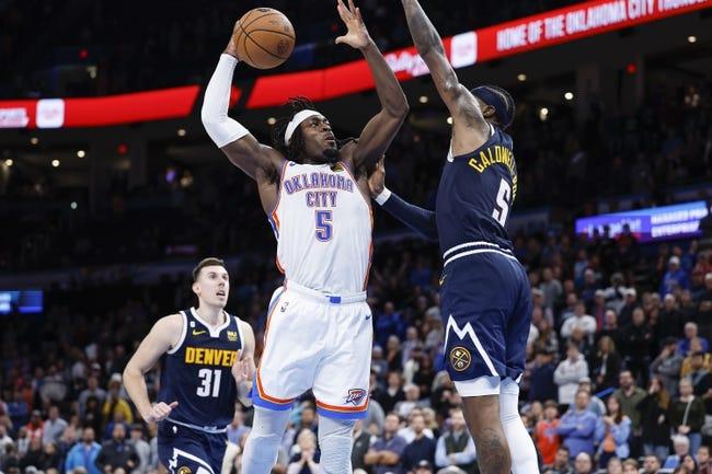 俄克拉荷马城雷霆队对阵丹佛掘金队 1/22/23--NBA预测&预报