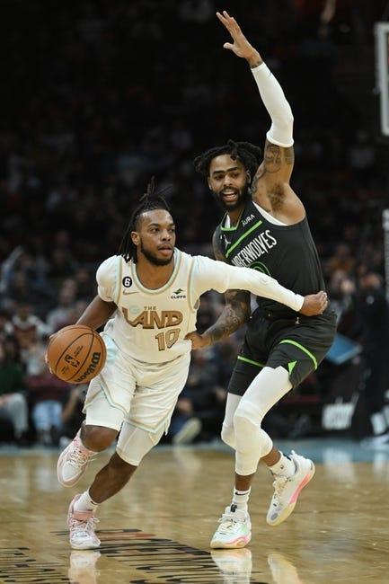 克利夫兰骑士队对阵明尼苏达森林狼队 1/14/23 - NBA竞猜与预测