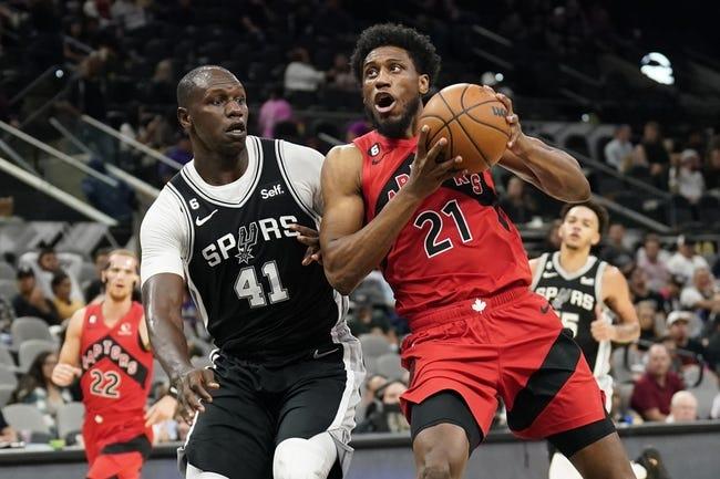 圣安东尼奥马刺队对阵多伦多猛龙队 2/8/23 - NBA推荐和预测