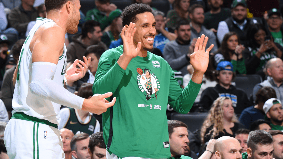 凯尔特人队的马尔科姆-布罗格登在 