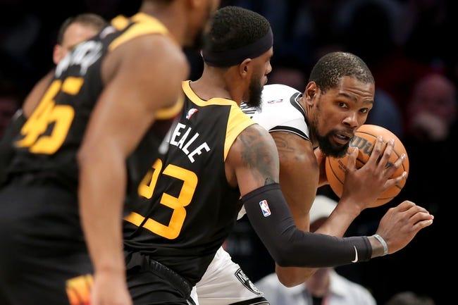 布鲁克林篮网队对阵犹他爵士队 1/20/23 - NBA推荐和预测