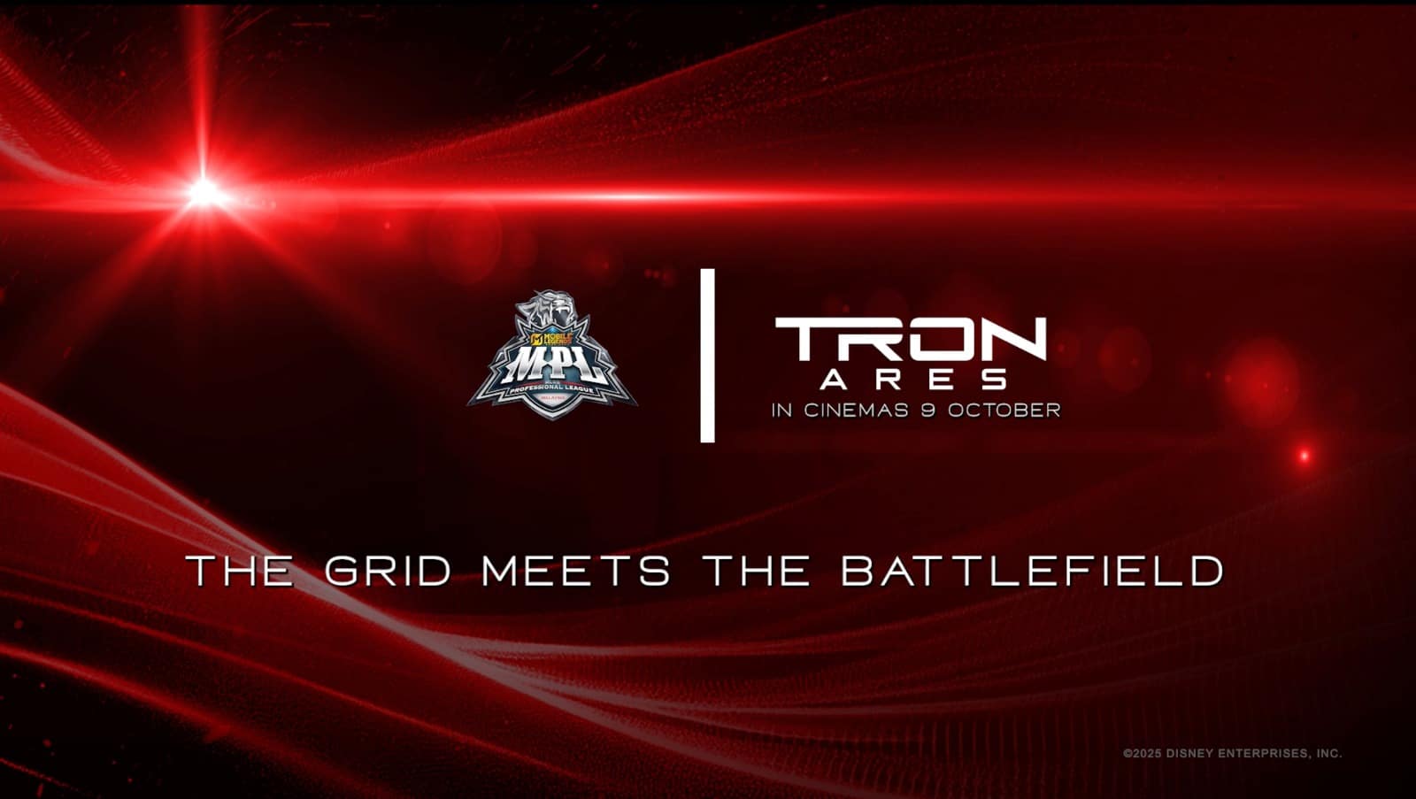 MPL马来西亚宣布与《TRON | Ares》展开联动