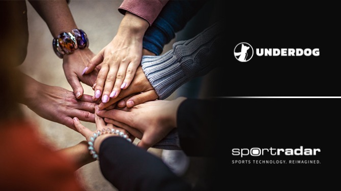 Underdog携手Sportradar整合AI安全博彩工具